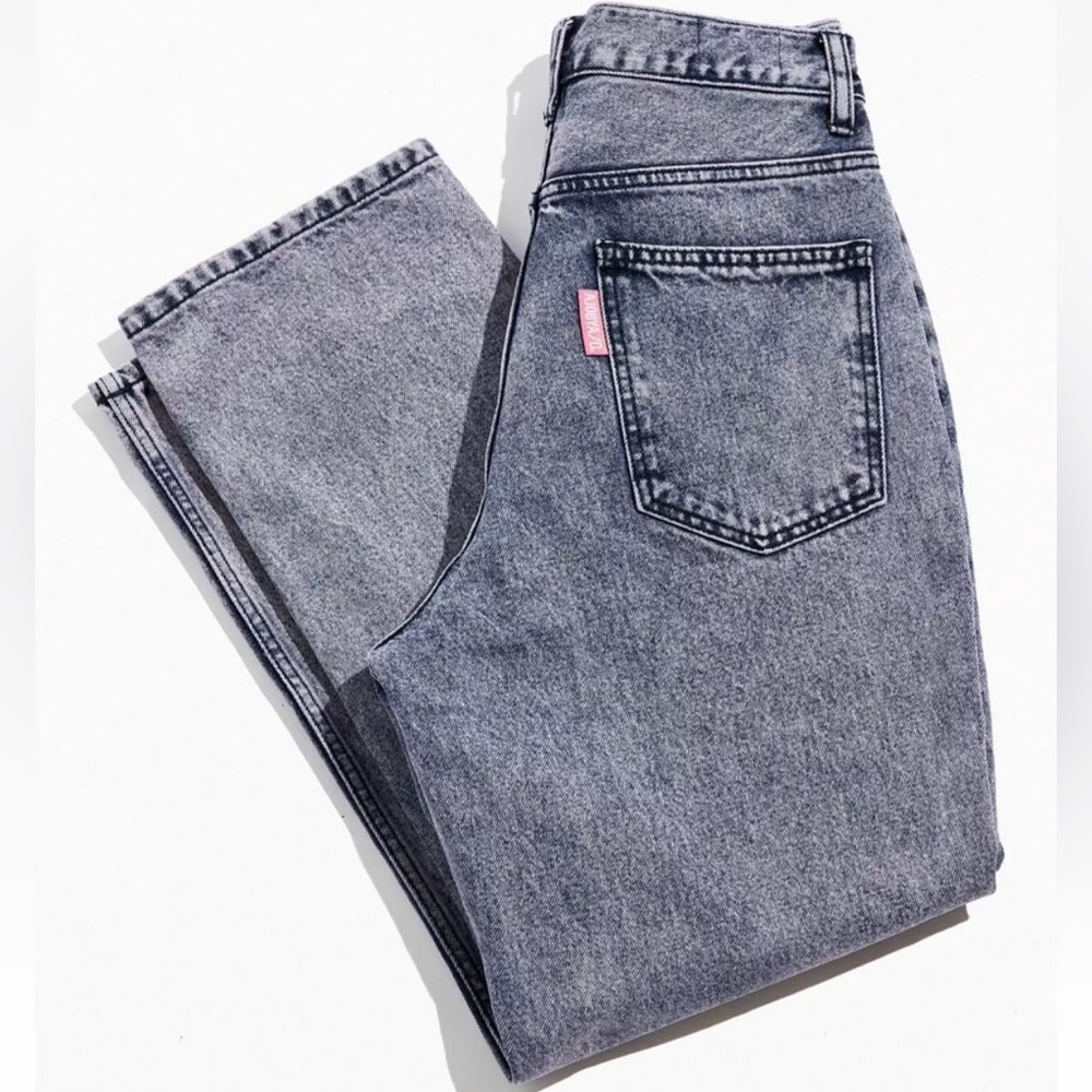 NWT $140 AJOBYAJO Snow Wash Jean Purple Over Dye